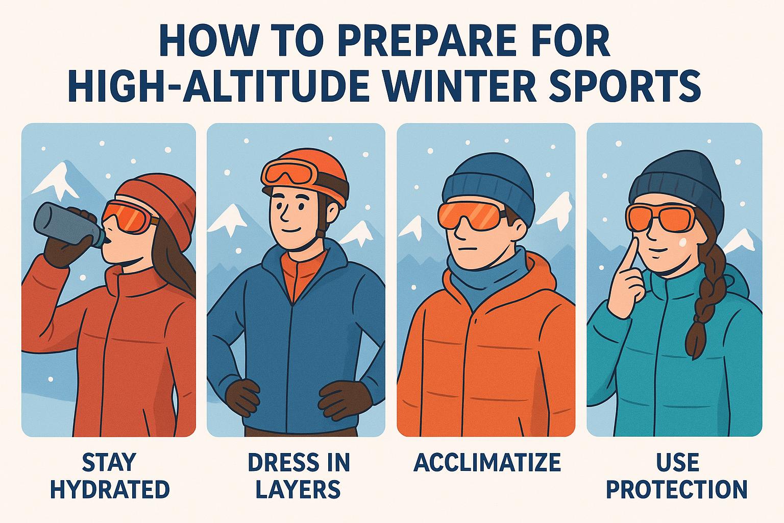 How to prepare for high-altitude winter sports.