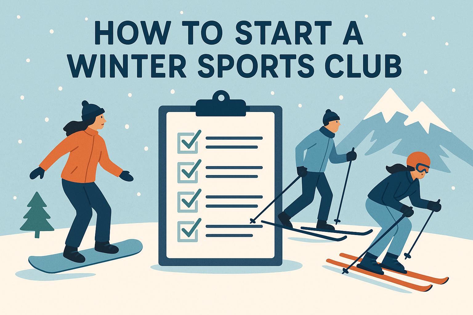 How to start a winter sports club.