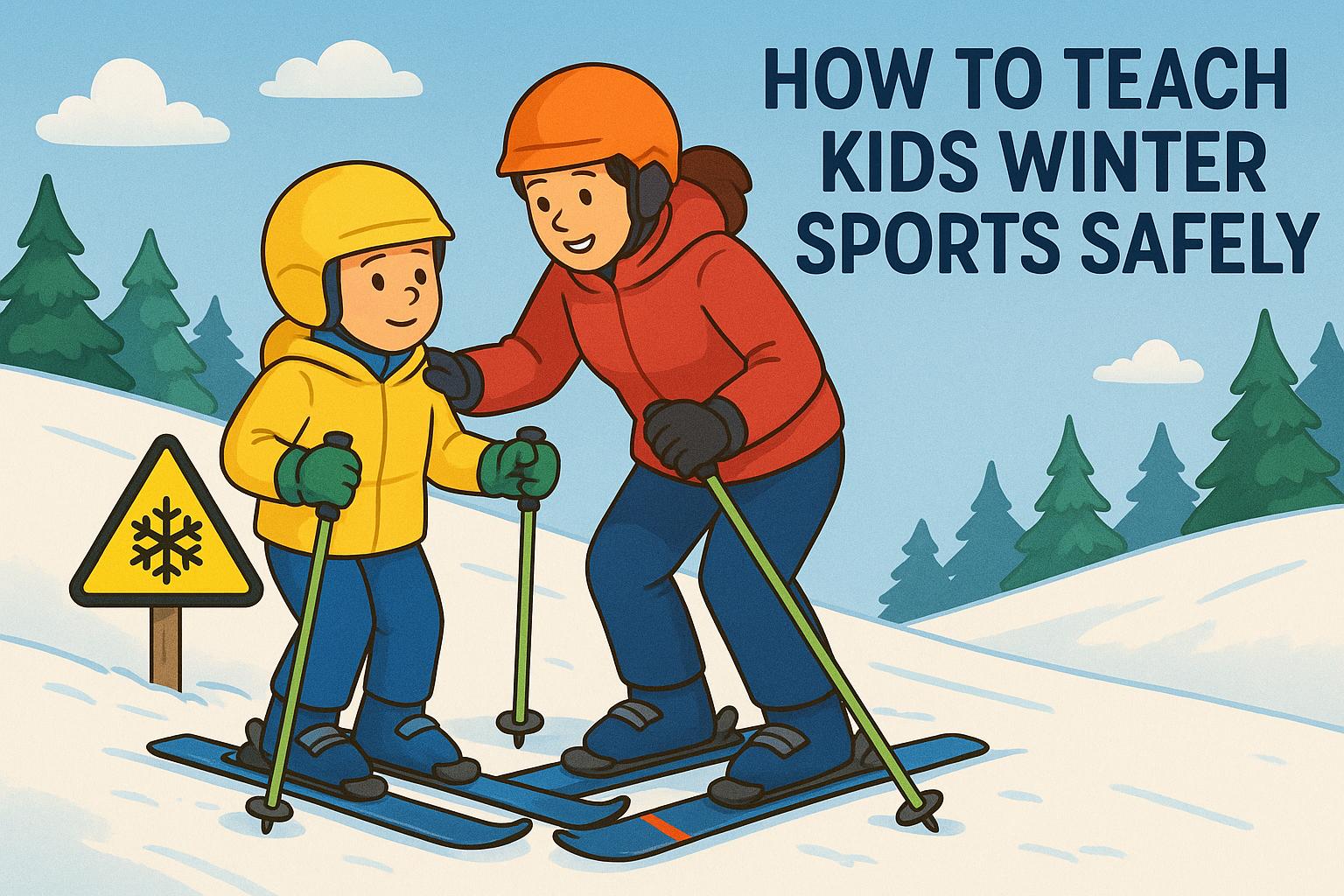 How to teach kids winter sports safely.