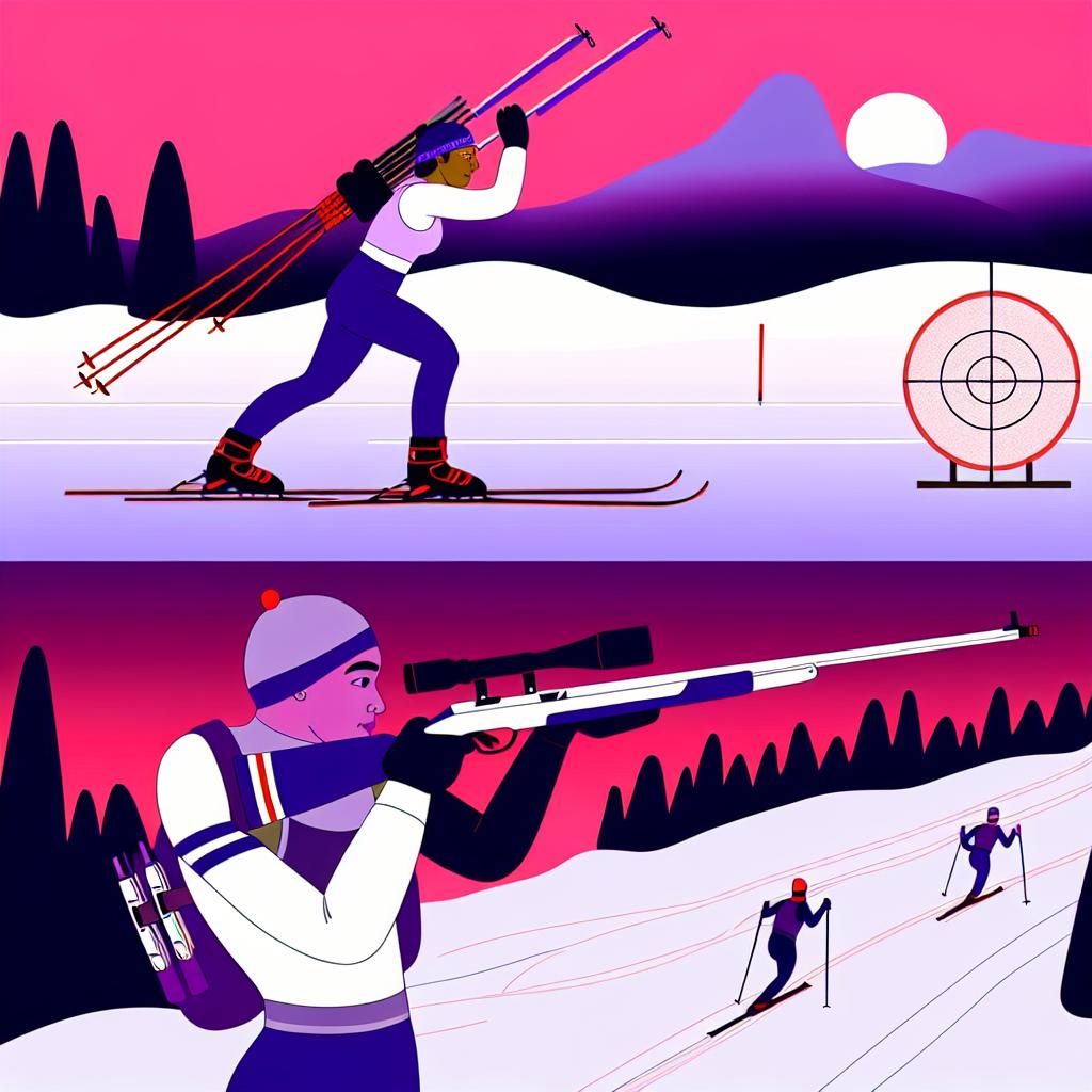 How to train for biathlon events.
