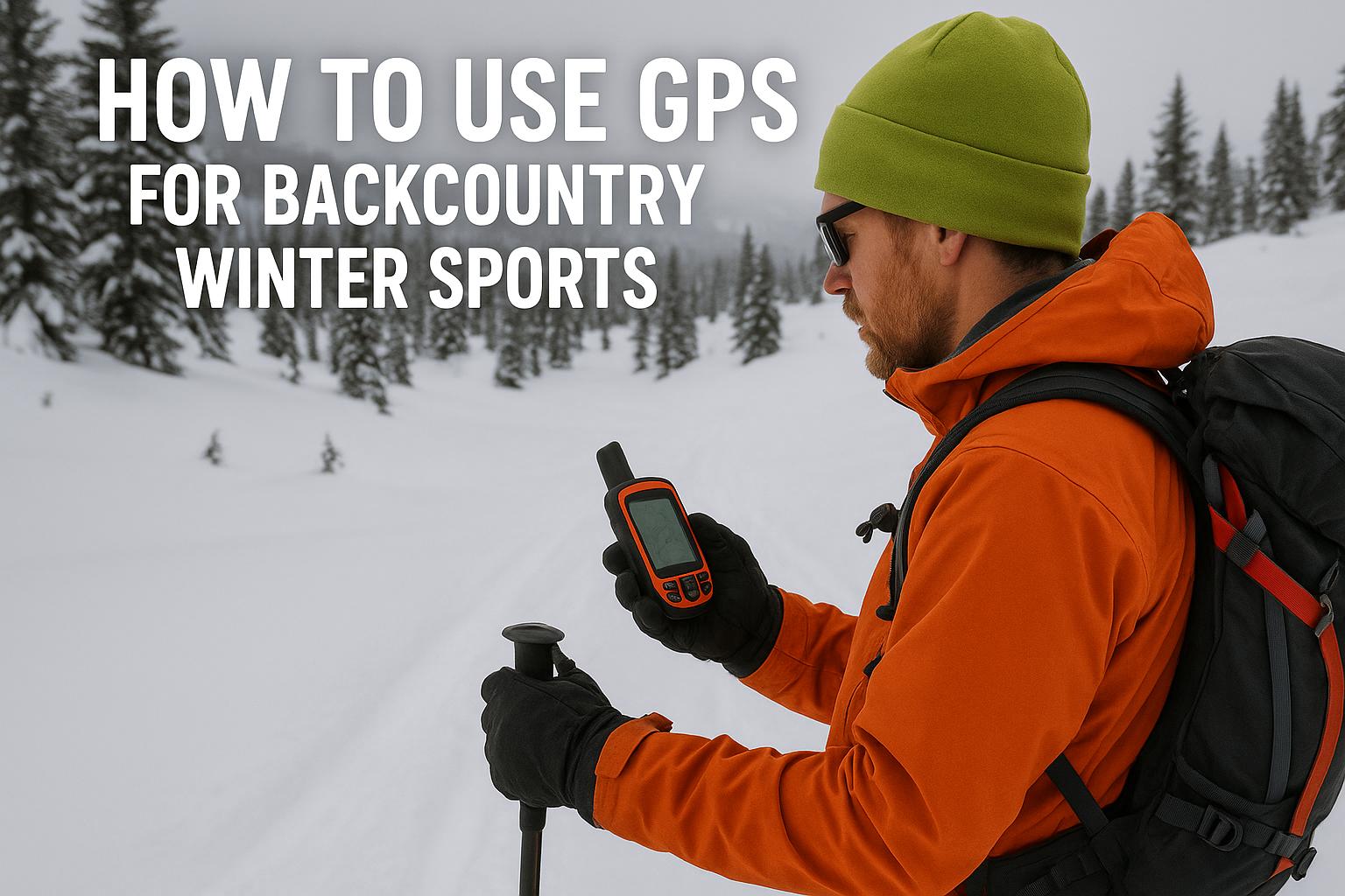 How to use GPS for backcountry winter sports.