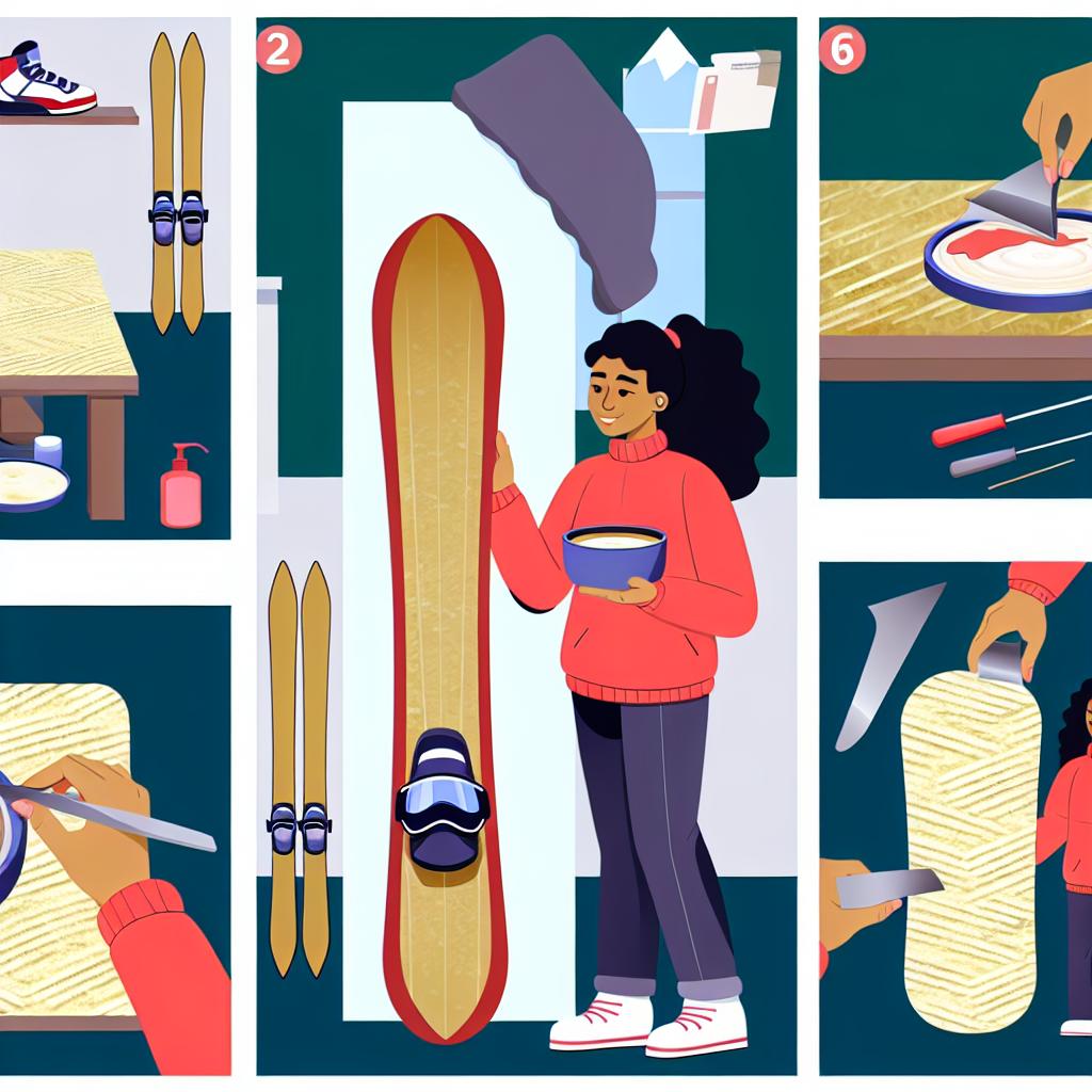 How to wax your skis or snowboard for optimal performance.