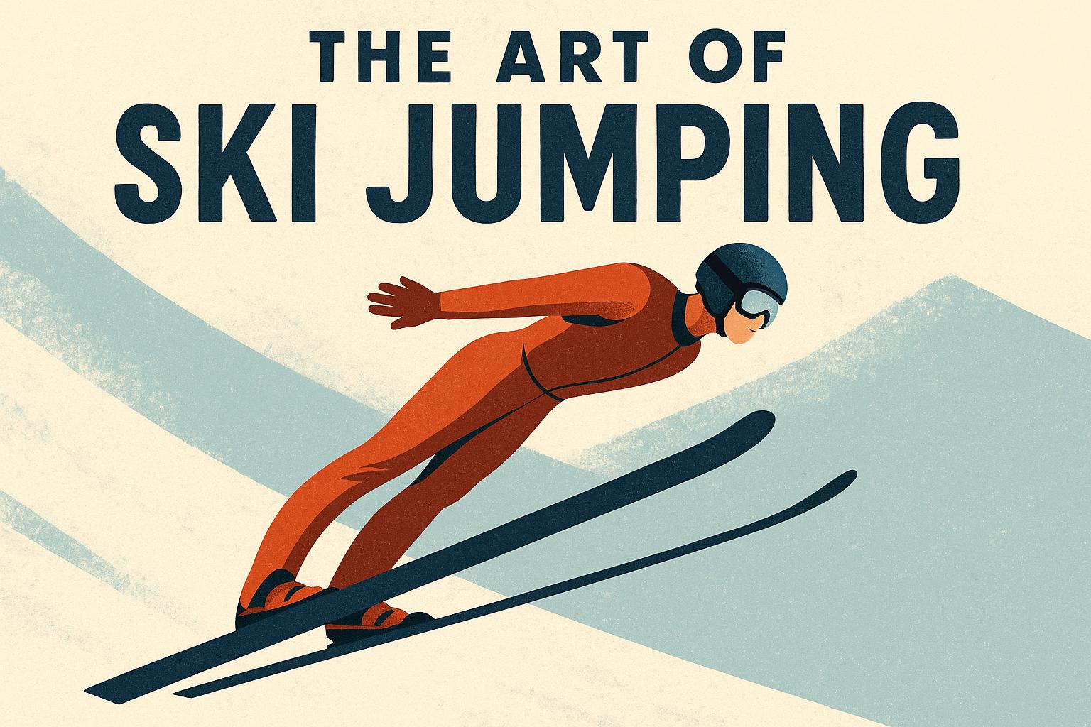The art of ski jumping.