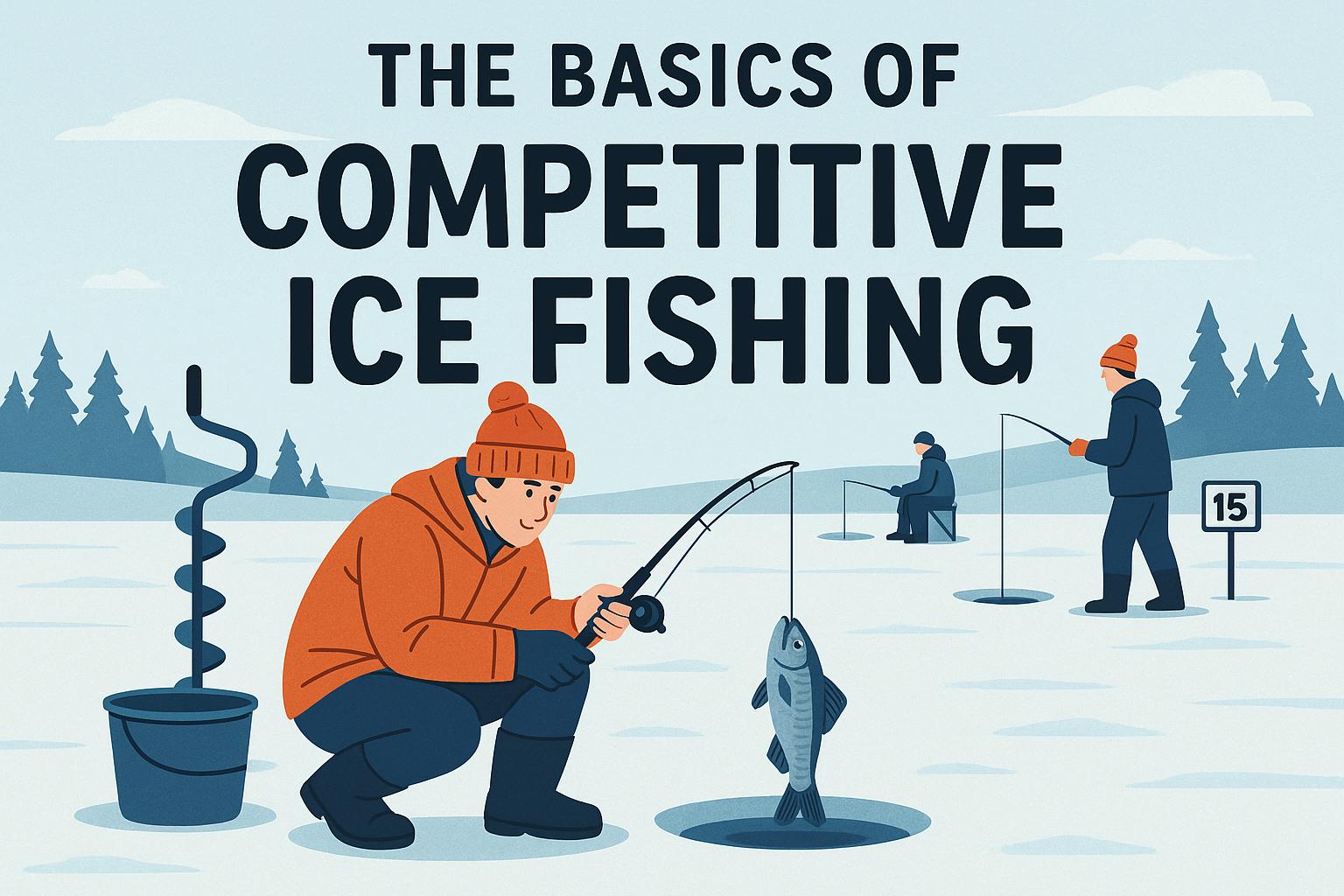 The basics of competitive ice fishing.