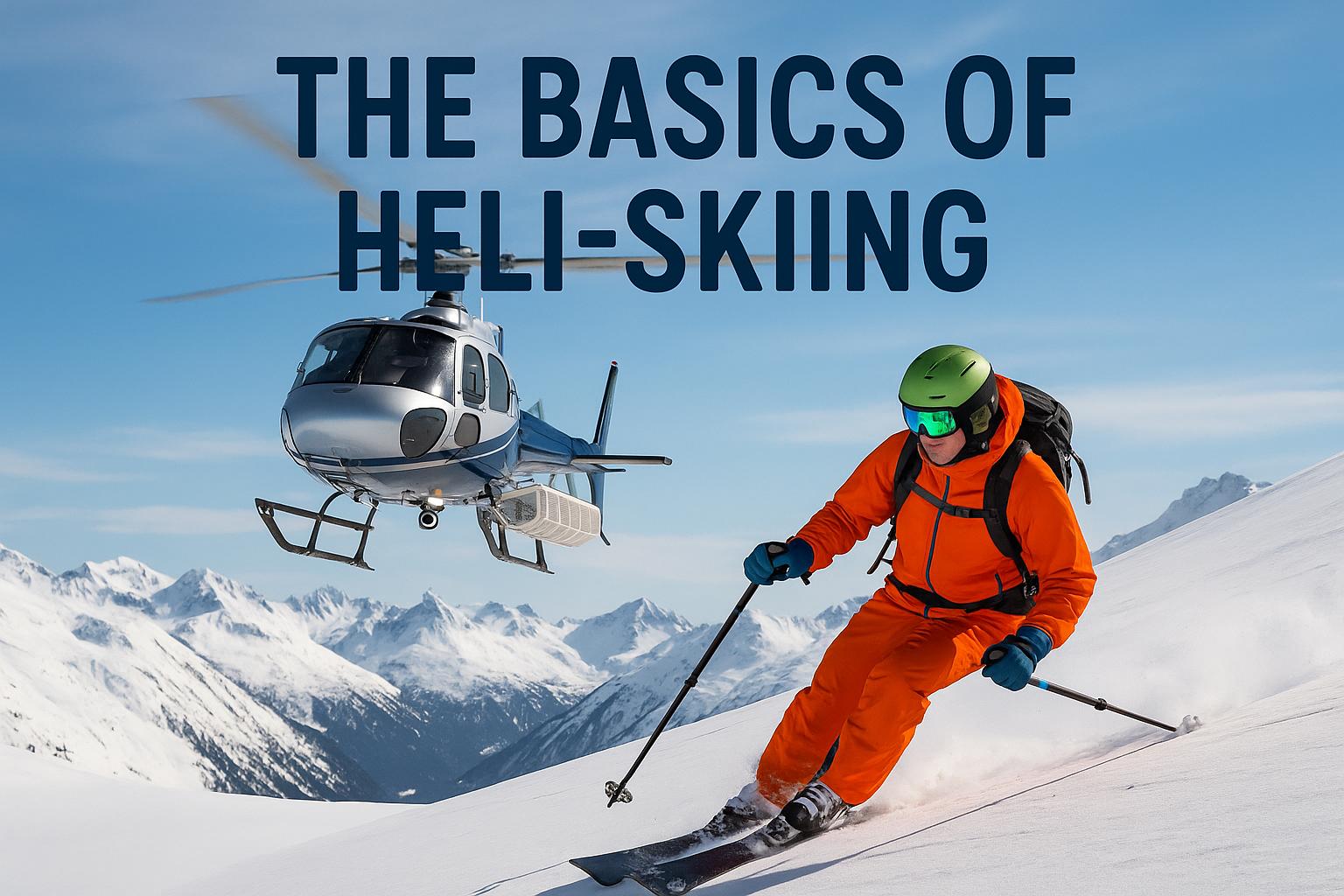 The basics of heli-skiing.