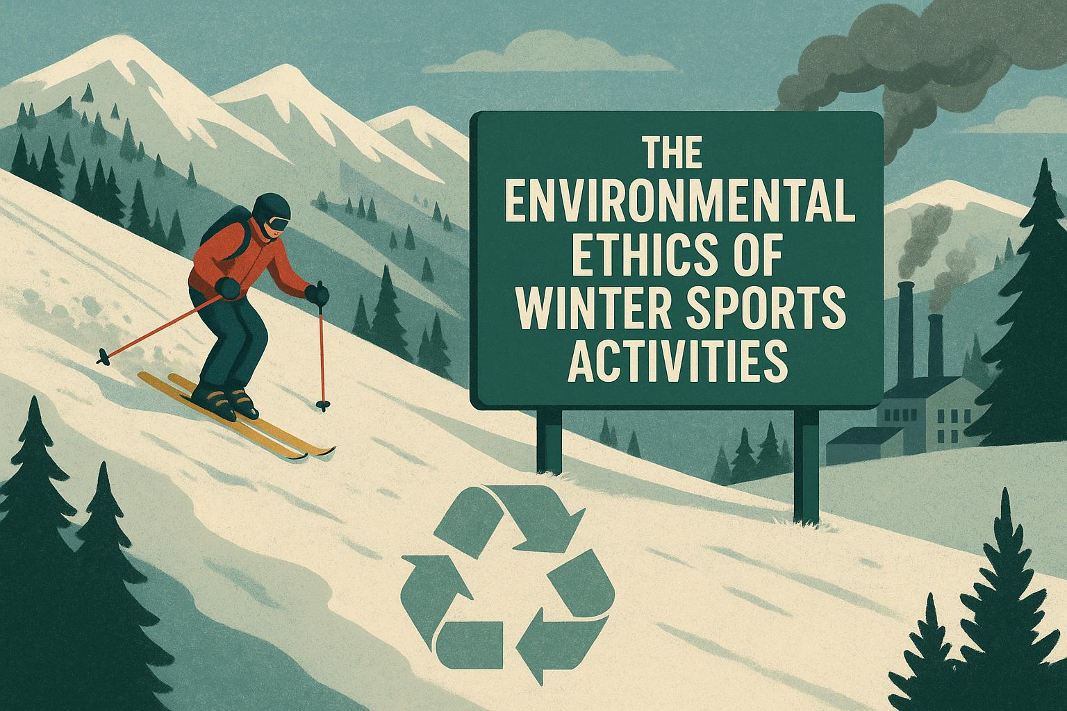 The environmental ethics of winter sports activities.