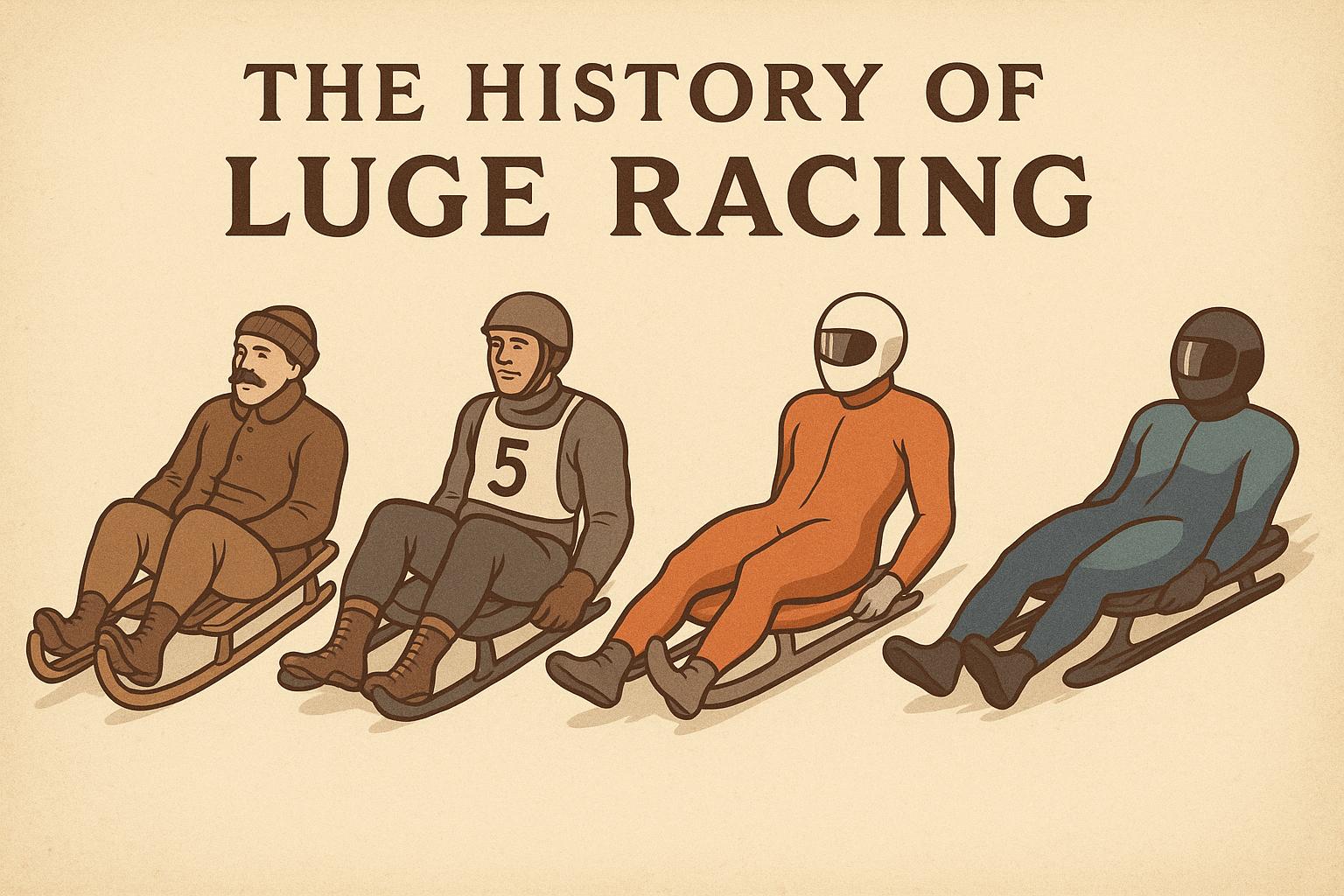 The history of luge racing.