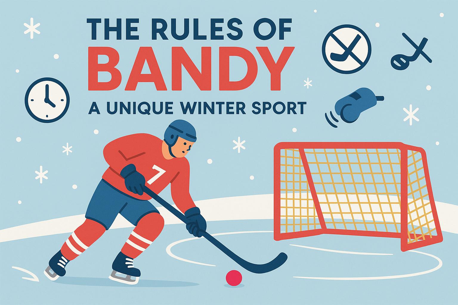 The rules of bandy: A unique winter sport.