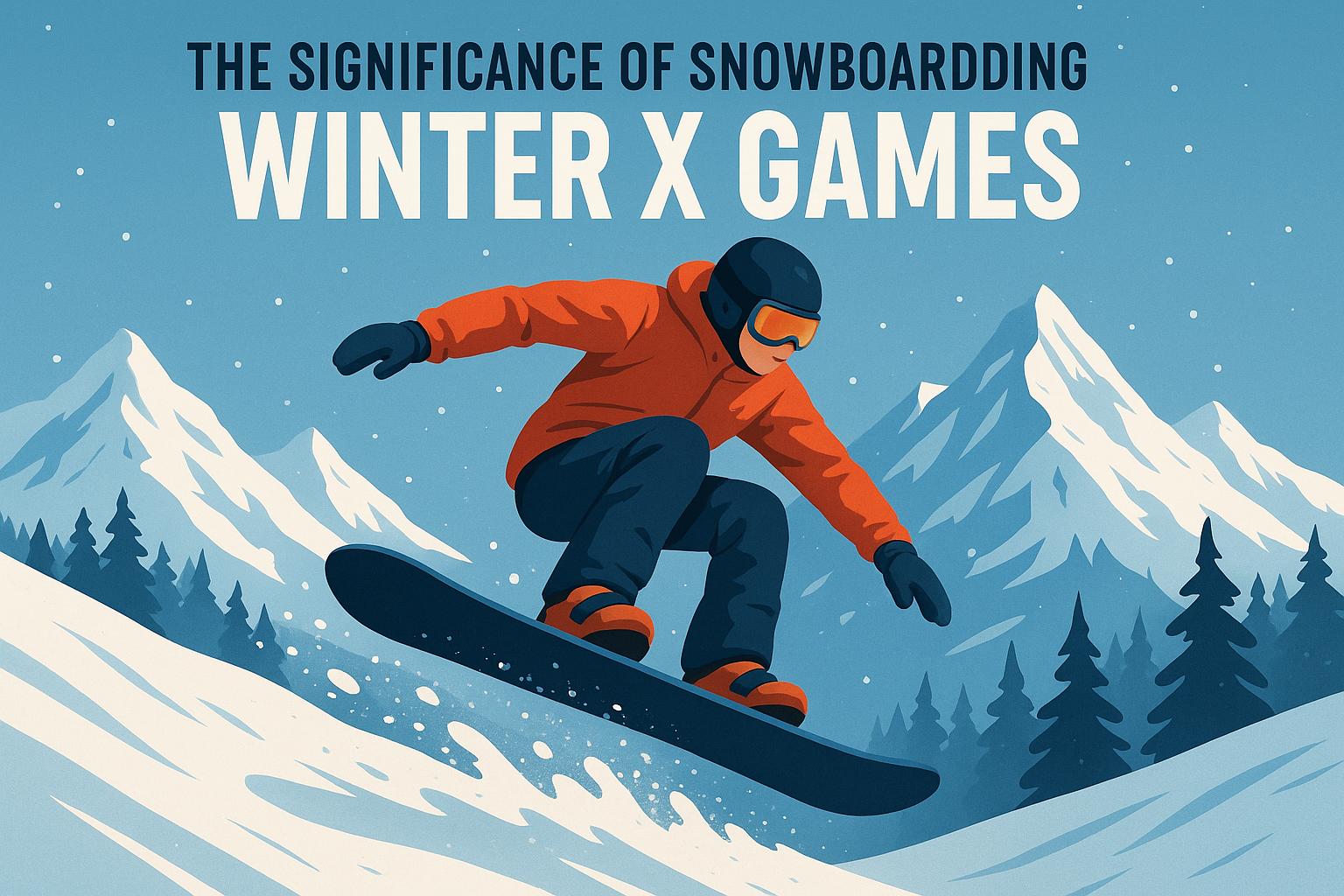 The significance of snowboarding in the Winter X Games.