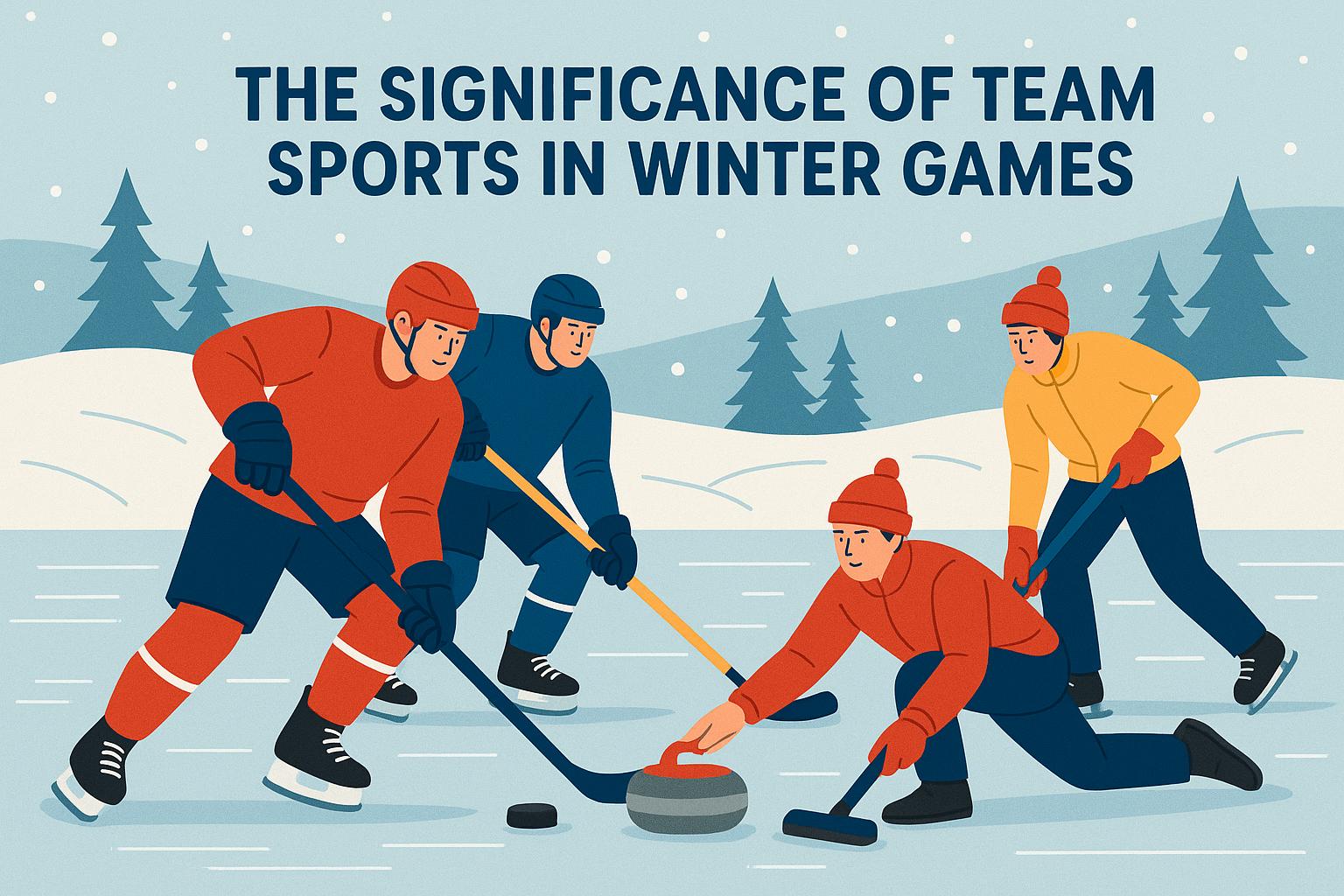 The significance of team sports in winter games.